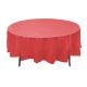 Round Disposable Plastic Tablecloths , Disposable Party Table Covers