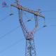 Overhead Galvanized Double Circuit Tower A572 For Electrical Transmission
