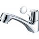 CE Durable Single Cold Water Taps / Brass Water Saving Ceramic Basin Faucet for Public