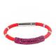 Factory Direct Stainless Steel High Quality Silicone Bracelet Bangle LBI123-1