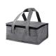 Custom Insulated Lunch Bag Non-Woven Thickened Thermal Insulation Cotton Gray