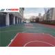 3mm-8mm Cushion Rebounce Shock Absorption SPU Sports Court Flooring