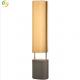 LED Fabric Floor Lamp H 1.65m with Nordic Minimalist Design and White Bronze Finish