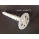 fastening hard insulating materials Plastic Masonry Fastener 2-1/4 Disc Head