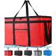 XXL-Larger Insulated Cooler Bags With Zipper Closure,Reusable Grocery Shopping Bags Keep Food Hot Or Cold,Collapsible