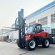 Red 5000Kg 78Kw Multi Directional Forklift With Diesel Engine