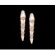   Serpenti earrings in 18 kt pink gold with mother of pearl and pavé diamonds Ref. 350678 OR857278