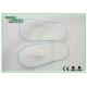 White Nonwoven Disposable Spa Slippers Lightweight Latex Free