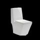 Diamond Shape Conjoined Toilet  Wc White Ceramic 680x375x830mm