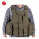 Olive Green Military Tactical Vest High Duty Army Combat With Pouches