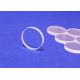 99.99% SiO2 Made Quartz Glass Discs Custom Made In Transparent / Clear