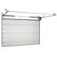 Security White Steel Overhead Sectional Door Insulated Manual/Automatic Operation Wholesale Modern Electric