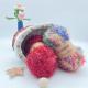 100% Polyester Light And Fluffy Glass Yarn For Hand Knitted Doll Cute Hair Clip