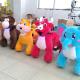 Hansel  indoor game ride plush animal walking robot ride zippy pets ride toy elephant