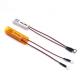 With Yellow Sleeve Polyimide Straightener Hair Dryer F240C F227C Temperature Fuse Ceramic Thermal Fuse Furmal Fuse