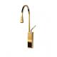 Hot Cold Water Function Lizhen Hwa.Con Style Golden Design Basin Faucet for Bathroom