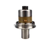 35Khz Ultrasonic Titanium Converter With 2pcs Piezoelectric Ceramics For Welding Application
