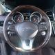 ODM Round Wood Steering Wheel Mercedes Benz W205 Leather