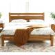Simple Style Gray Solid Wood Bed Frame Twin Bed High Standard Eco - Friendly