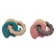 Silicone BPA Free Natural Wood Teethers Massaging Tender Gums