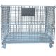 Warehouse Foldable Wire Container , 4 Gauge Wire Mesh Pallet Containers