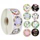 Candle Packaging Seal Sticker Label Paper Material Customized Shape
