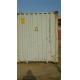 White Steel Old 20GP Used Freight Containers Strong And Durable