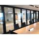High Durability Clear Movable Glass Partition Walls Sound Insulation