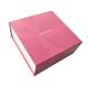Square Shaped Bespoke Cardboard Boxes Moisture Proof For Apparel Flip Top