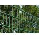 Rectangular Post 8/6/8mm Brc Mesh Fencing Green / Black / Gray
