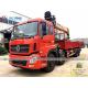 8x4 Dongfeng Kingland Truck Mounted Telescopic Crane With Construction Equipment