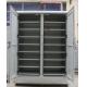 Single Wall Two Bay Outdoor Battery Enclosure With 2 Layers Battery Bracket Front Doors