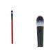 Nylon Hair Synthetic Concealer Brush , Red Professional Makeup Brush Kits