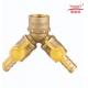 yomtey brass female /male 3-way gas   ball valve