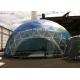 White PVC Wind Resistant Sidewall Party Geo Dome Tent With Steel