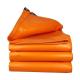 Sturdy Tarpaulin Made of Orange PVC for Sunlight Block and Moisture-Proof Protection