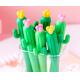 Cute Cactus Neutral Pen Learning Black Signature Pen Primary School Student Award Gift Creative Stationery