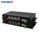 1080P Fiber Video Converter 4BNC 20km Distance ROHS Approved