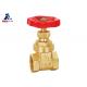 CNC Handle 2 Inch Stainless Steel Gate Valve HPb 57 Natrual Color