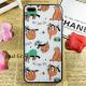 PC+TPU Silk Grain Folivora Play on the Tree Images Cell Phone Case Cover For iPhone 7 6s Plus