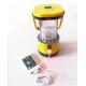 solar camping lantern solar portable light with USB phone charger output/lithium battery