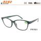 Rectangle fashion simplicity reading glasses with spring hinge，suitable for men and women