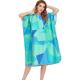 Customized Size Recycled Surf Poncho Hooded Towel For Beach