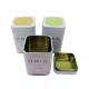 Mini Metal Tea Tin Boxes Packaging 0.23mm thickness Customized