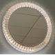 Stainless Steel LED Crystal Effect Mirror Crystal Vanity Mirror With Lights