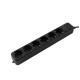 6 Way Universal Power Strip High Temperature Resistance Housing Material