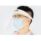Outdoor Plastic Face Shield Prevent Spray / Clear Plastic Full Cover Face Shield