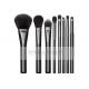 Classic Black Basic 8Pcs Full Makeup Brush Set Goat Hair And Resilient Ultra Fine Synthetic Hair