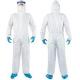 Personal Protective Plastic Polypropylene Disposable Coverall With Hood