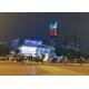 P25 7200CD/Sqm Outdoor Led Advertising Screen DC36V Transparent Led Curtain Wall